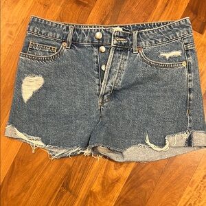 Distressed Denim Women's Shorts